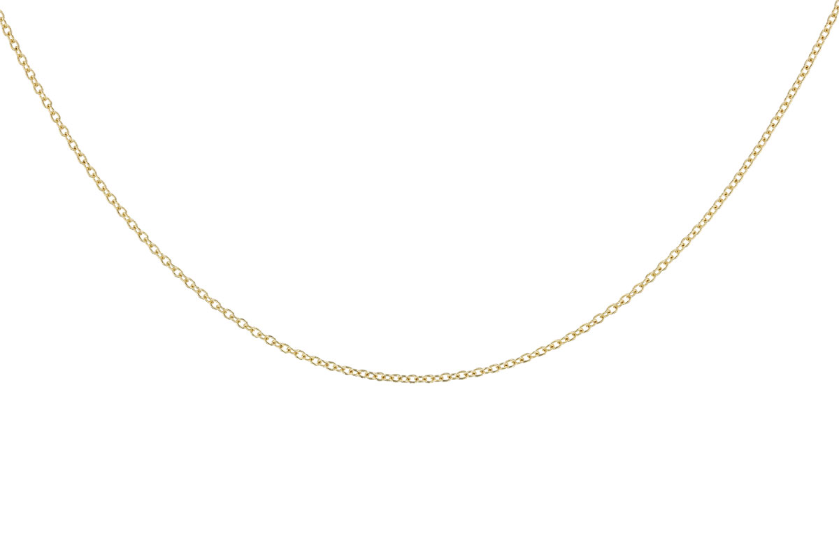 C319-16123: CABLE CHAIN (18IN, 1.3MM, 14KT, LOBSTER CLASP)