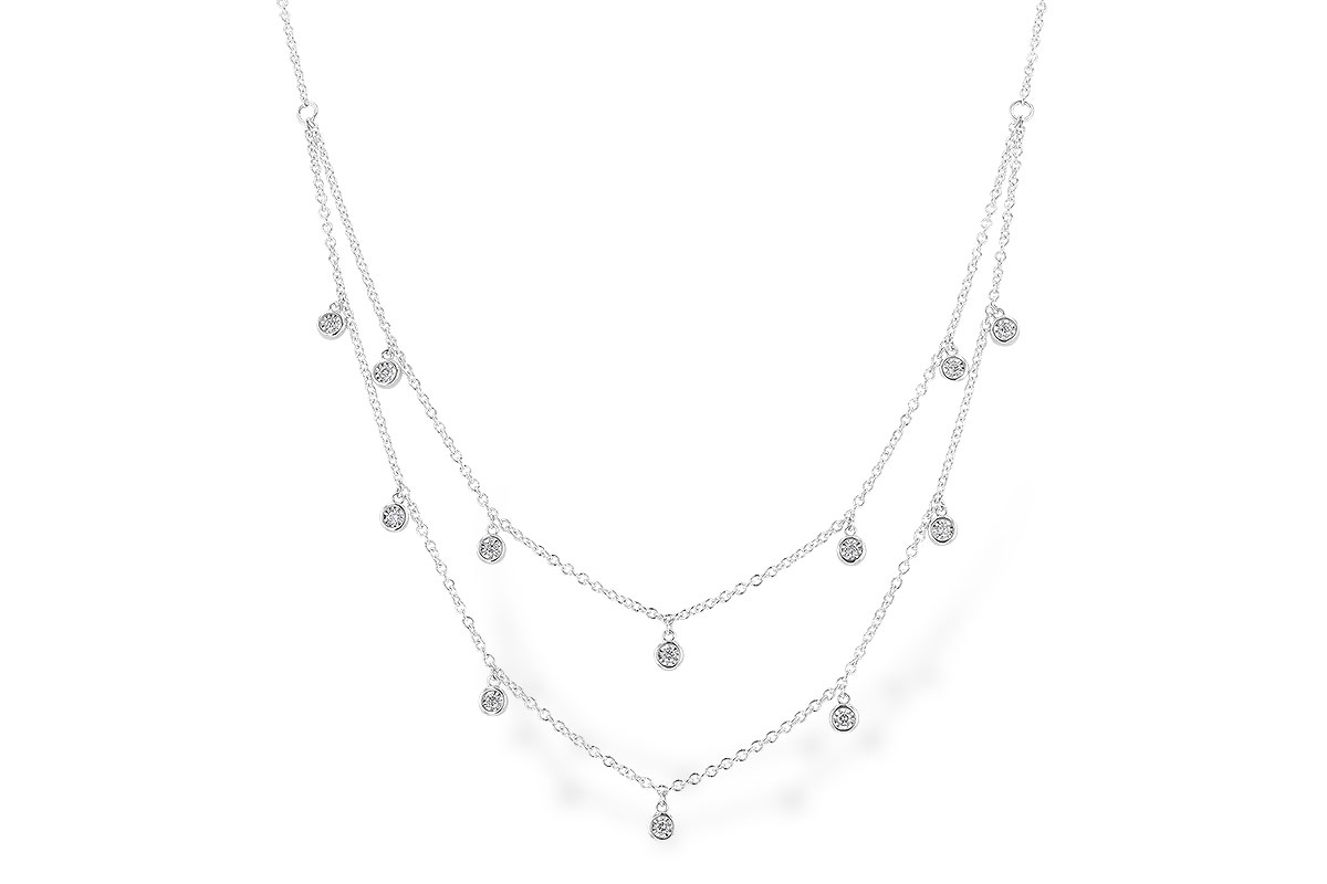 B319-10714: NECKLACE .22 TW (18 INCHES)