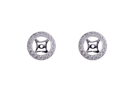 C229-15205: EARRING JACKET .32 TW (FOR 1.50-2.00 CT TW STUDS)