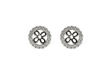 F232-77014: EARRING JACKETS .24 TW (FOR 0.75-1.00 CT TW STUDS)