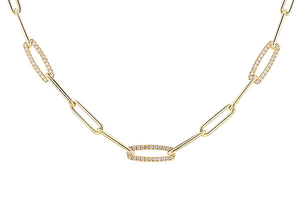 F319-09814: NECKLACE .75 TW (17 INCHES)