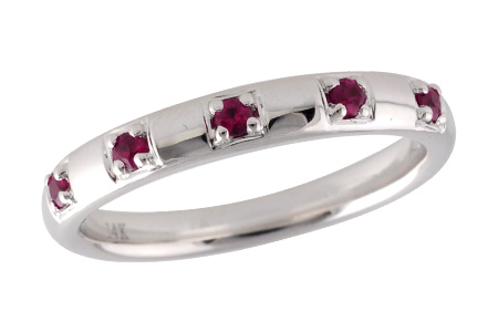 G232-76095: LDS WED RG .15 TW RUBY