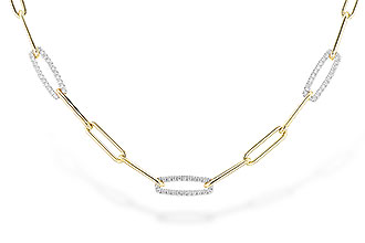 F319-09814: NECKLACE .75 TW (17 INCHES)